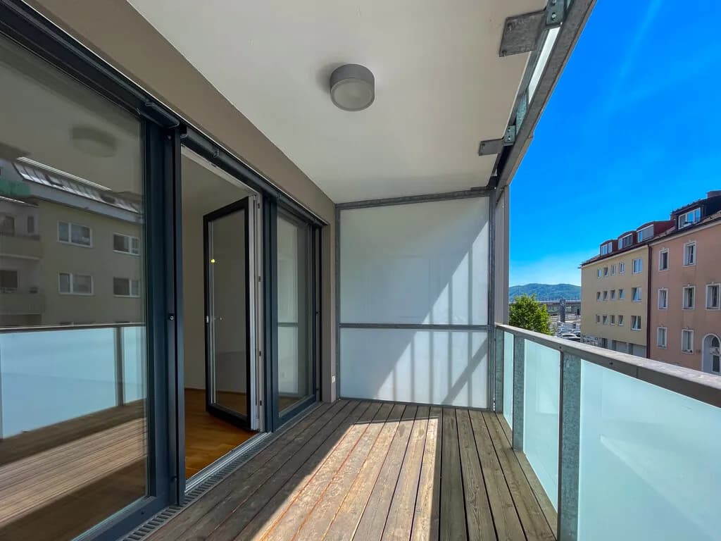 LInz - Urfahr: Wohnen mit Komfort – barrierefreie 3-Zimmer-Wohnung mit Balkon
