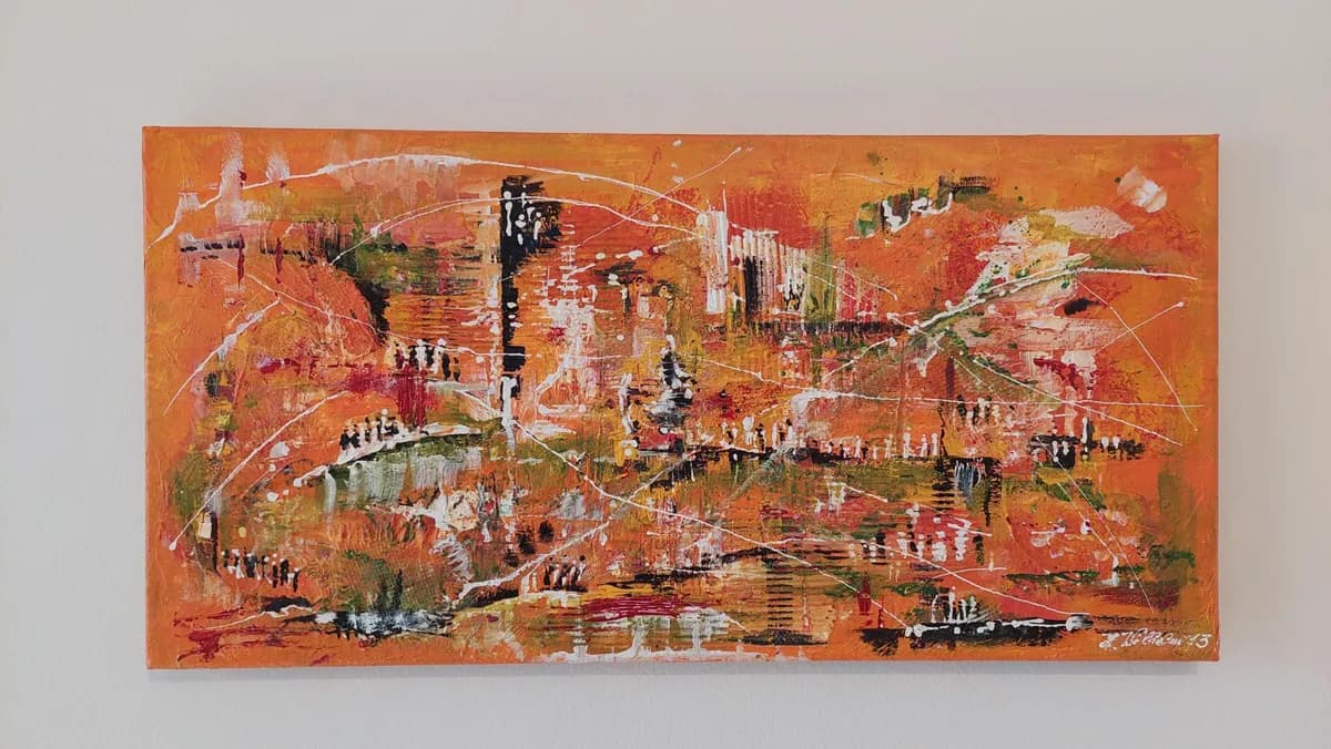 Abstrakte Kunst / Strukturgemälde - Handgemalte Unikate (Acryl auf Leinwand)