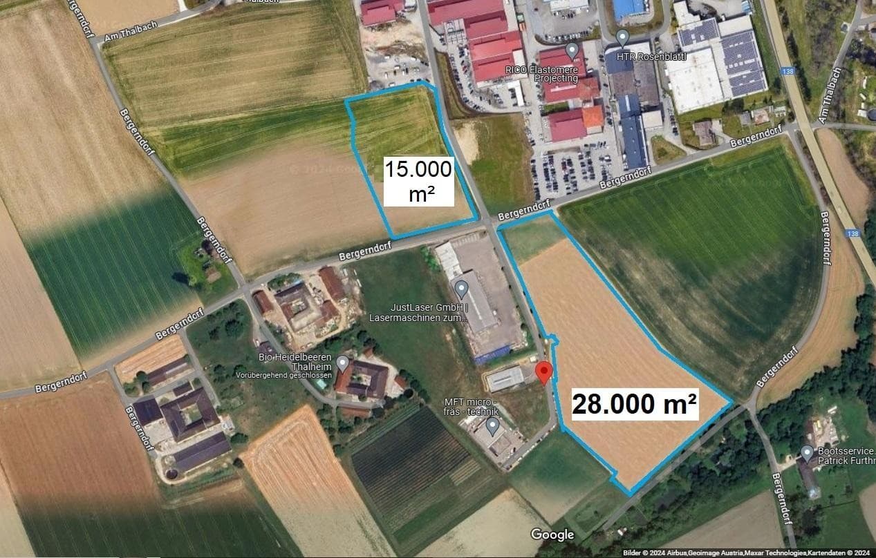 an der Osttangente nahe Autobahnauffahrt  Sattledt   bis  zu 40.000 m2 -  TEILFLÄCHEN MÖGLICH - Bild 1