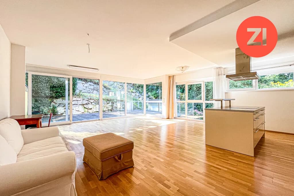 Exklusive Gartenwohnung mit ca. 111 m² : Ruheoase mitten im städtischen Grün - Bild 1