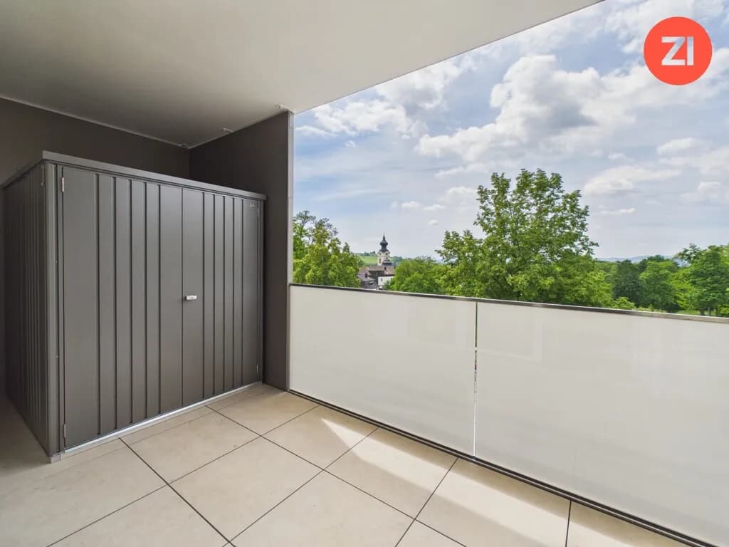 Alpenblick Hagenberg – Moderne 2 Zimmer Mietwohnung mit Tiefgaragenstellplatz - ab Herbst verfügbar - Bild 1