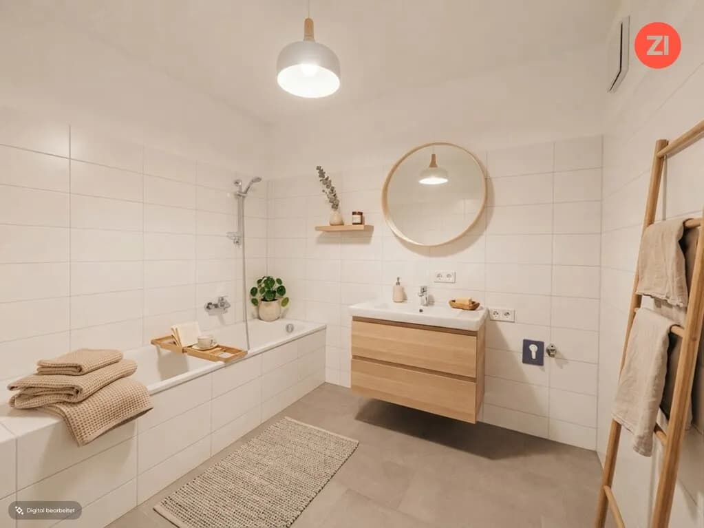 Schöne geförderte 3-Zimmer-Wohnung mit Tiefgaragenparkplatz und Balkon in Gallspach. Erstbezug! - Bild 1