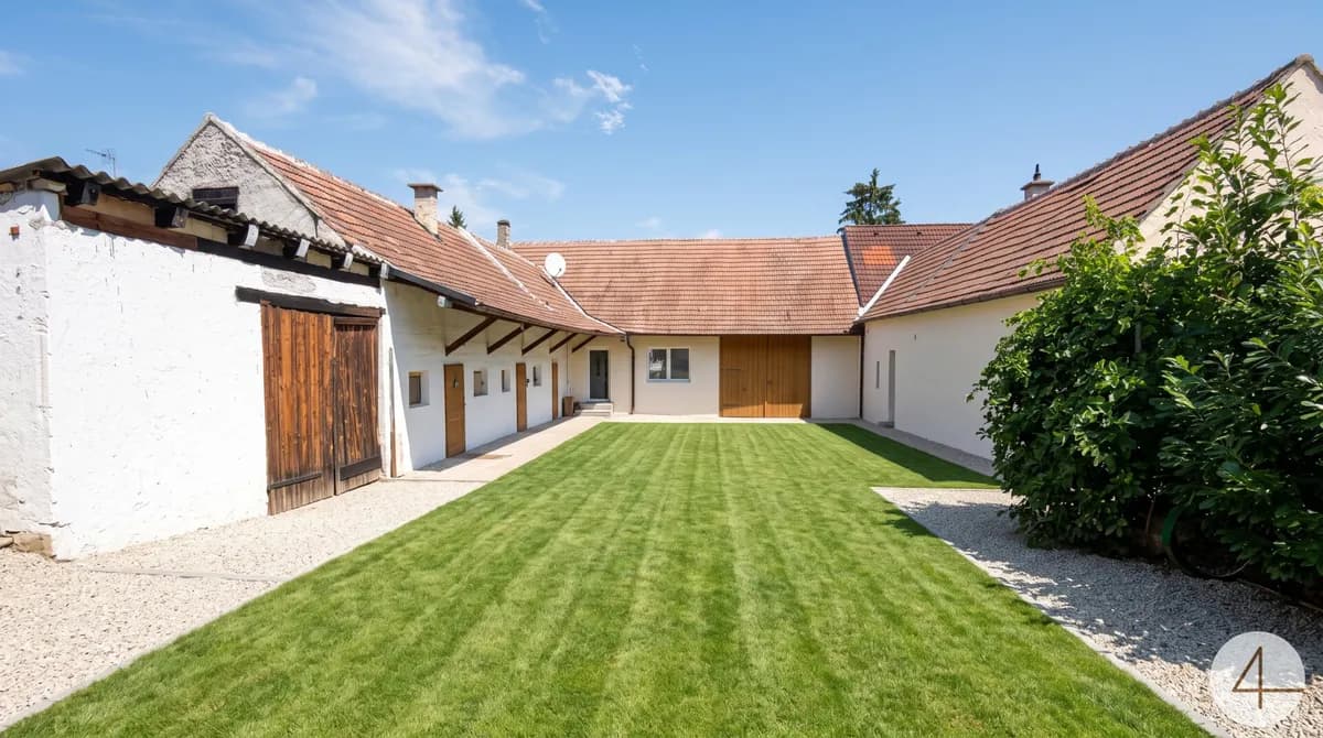 RESERVIERT ! Sonniges Landhaus mit idyllischem Garten auf großzügigem 905m2 Grundstück !