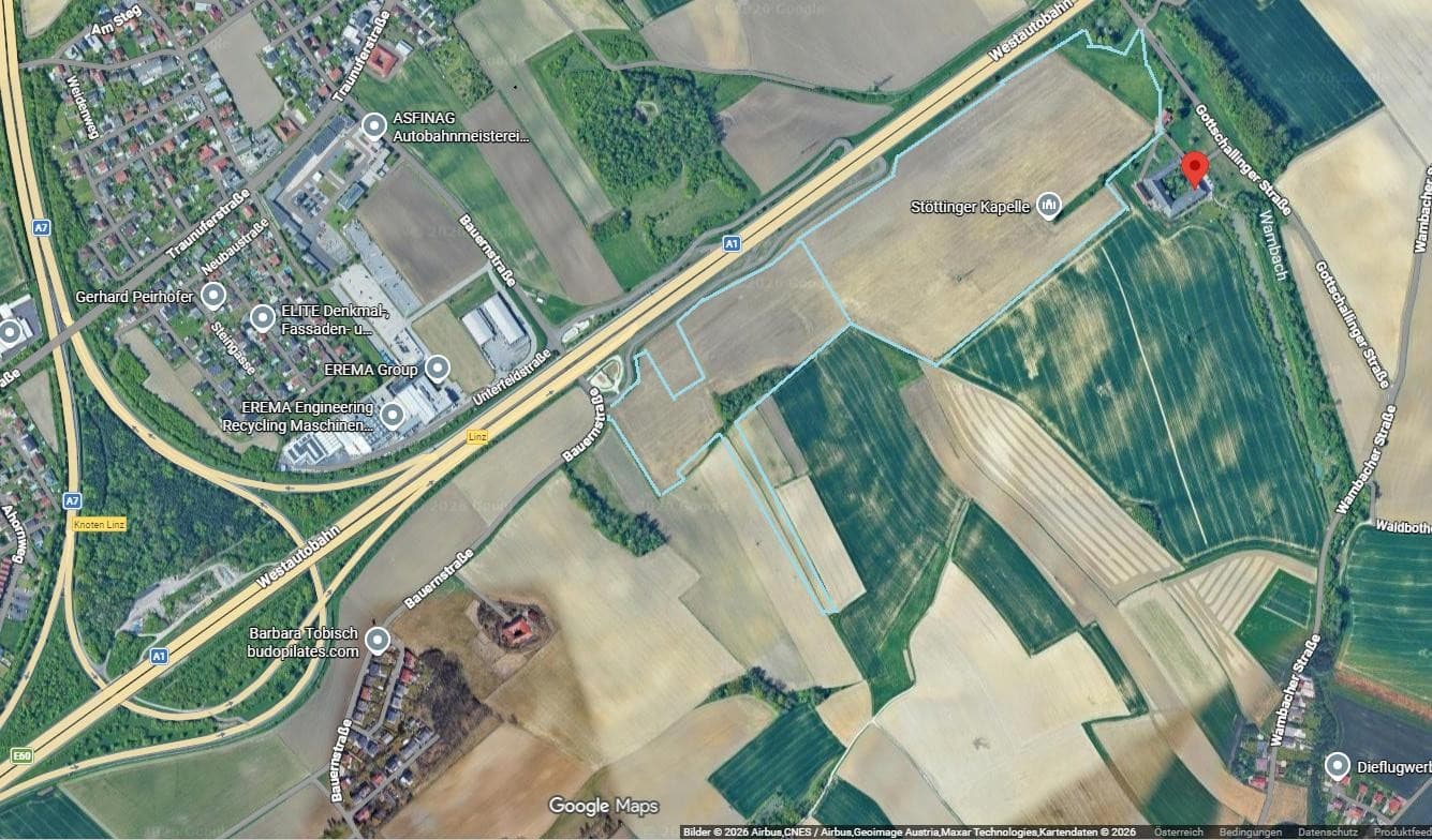 Grünland FÜR Ackerbau mit einer leichten Widmungsfantasie 17 Hektar - Bild 1