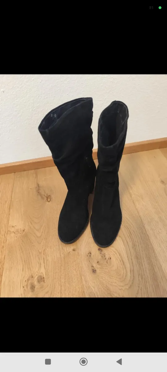 Stiefel Rauhleder Echtleder Marke Pat Calvin - Bild 1