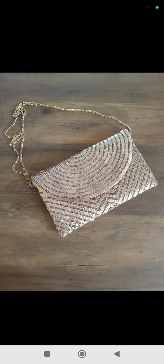 Tasche Clutche UmhÀngetasche Abendtasche bijou brigitte Pailletten - Bild 1