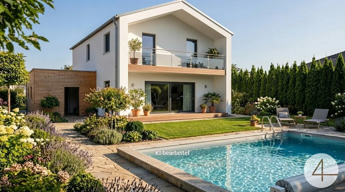 Modernes Einfamilienhaus mit zeitlosen Charme